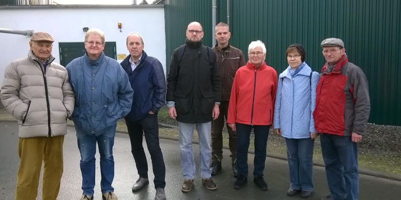 Betriebsführung Biogasanlage Eschershausen mit der KVHS